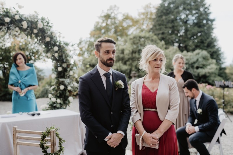 Standesamtliche Hochzeit in Varese Norditalien