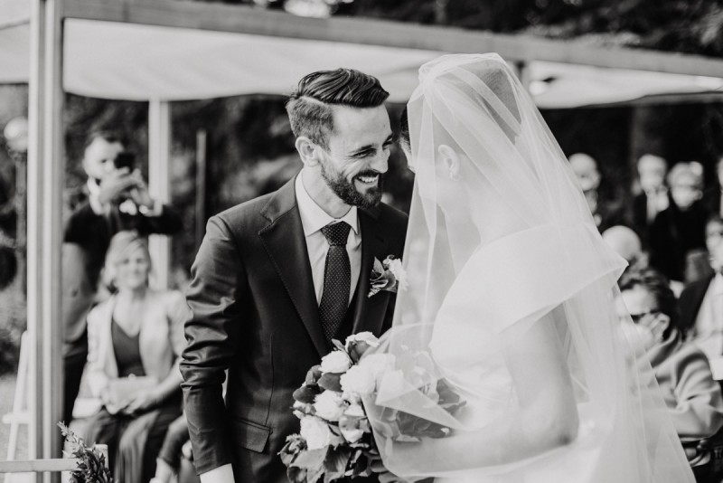 Standesamtliche Hochzeit in Varese Norditalien