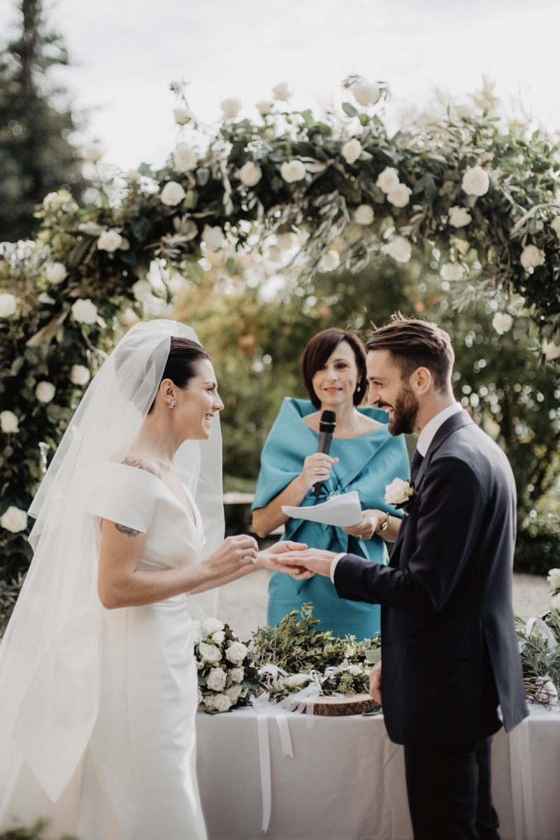 Standesamtliche Hochzeit in Varese Norditalien