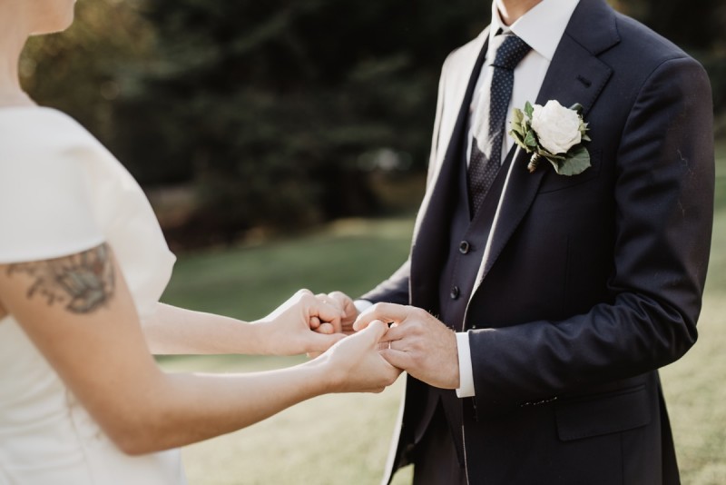 Standesamtliche Hochzeit in Varese Norditalien