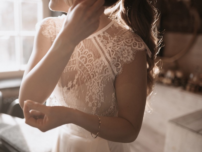 Eine Industrial Hochzeit in Schwarz und Weiß