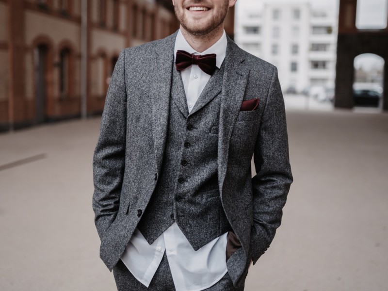 Eine Industrial Hochzeit in Schwarz und Weiß