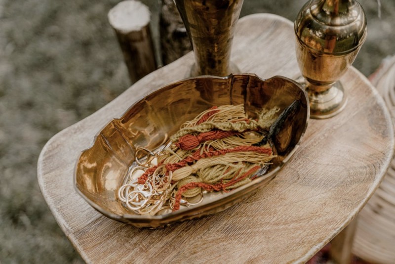 Sommerliche Bohohochzeit Festival im Grünen