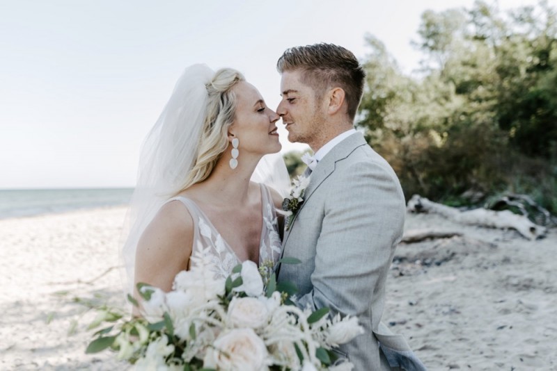 Eine moderne Sommerhochzeit im Greenery Stil im schönen Schlossgut Gross Schwansee