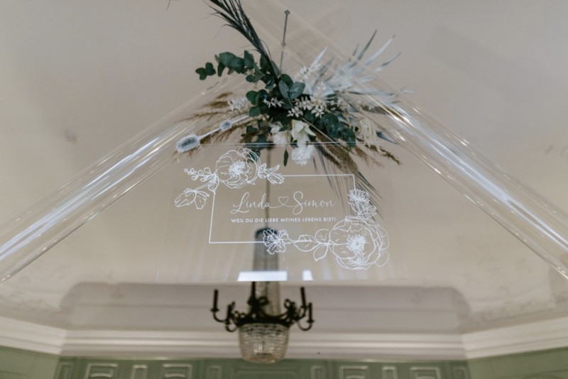 Eine moderne Sommerhochzeit im Greenery Stil im schönen Schlossgut Gross Schwansee