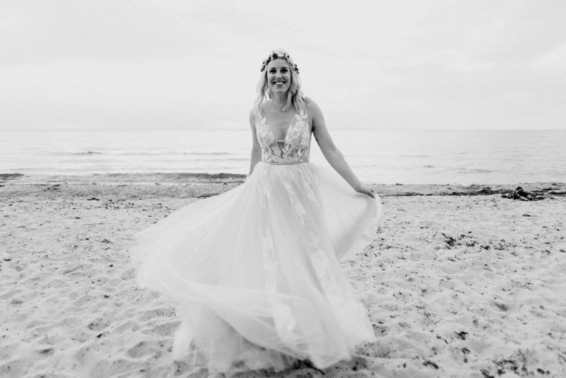 Eine moderne Sommerhochzeit im Greenery Stil im schönen Schlossgut Gross Schwansee