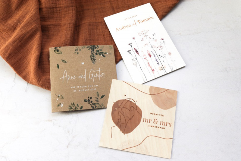 Pretty Orange stellt die Trends der Hochzeitspapeterie 2021 und 2022 vor