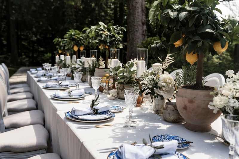Eine sommerliche Toskana Hochzeit mit Zitrusfrüchten im Hoher Darsberg