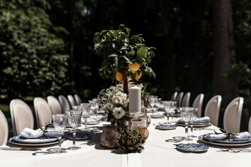 Eine sommerliche Toskana Hochzeit mit Zitrusfrüchten im Hoher Darsberg
