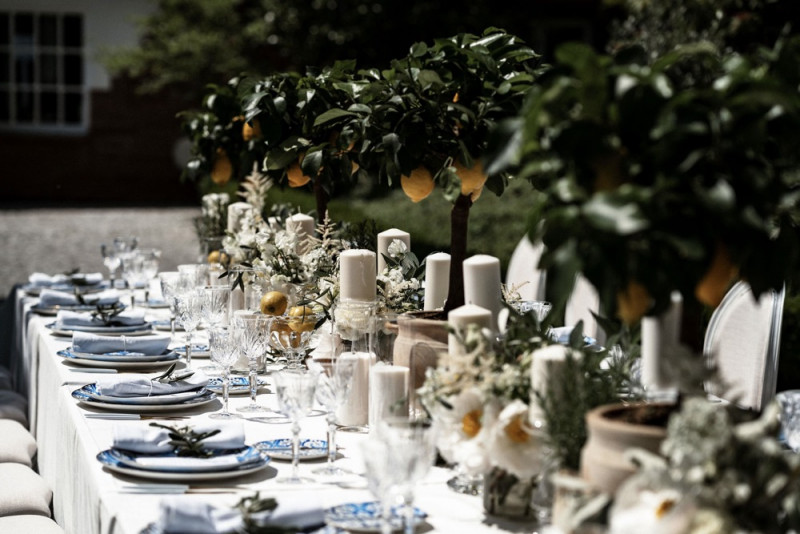 Eine sommerliche Toskana Hochzeit mit Zitrusfrüchten im Hoher Darsberg