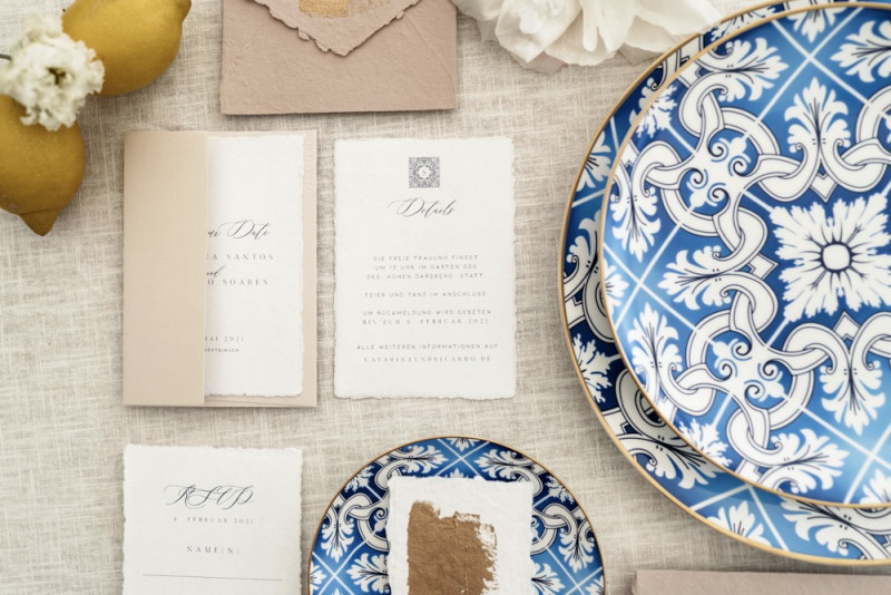 Eine sommerliche Toskana Hochzeit mit Zitrusfrüchten im Hoher Darsberg