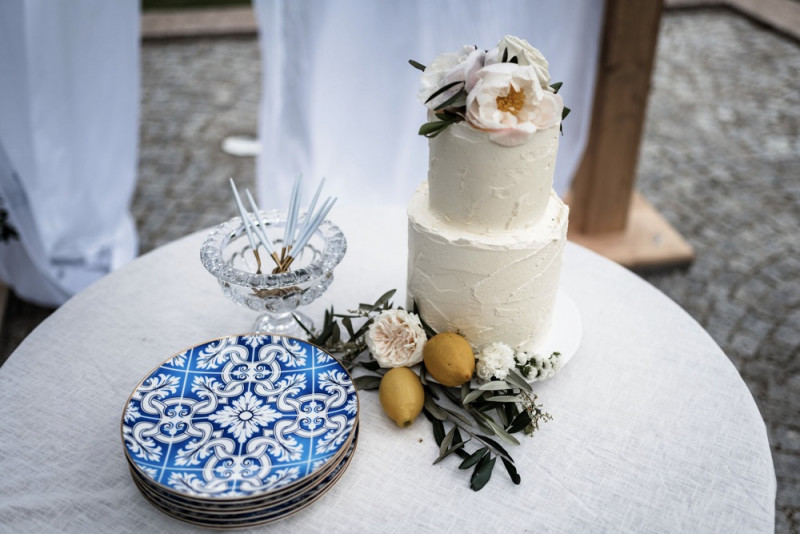 Eine sommerliche Toskana Hochzeit mit Zitrusfrüchten im Hoher Darsberg
