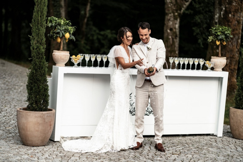 Eine sommerliche Toskana Hochzeit mit Zitrusfrüchten im Hoher Darsberg