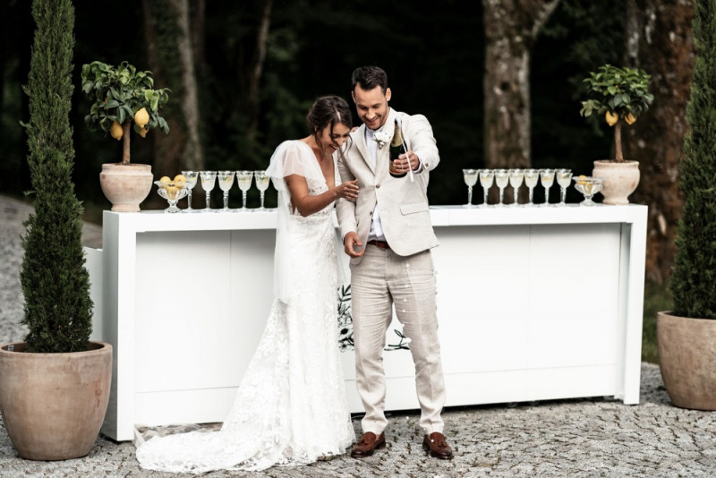 Eine sommerliche Toskana Hochzeit mit Zitrusfrüchten im Hoher Darsberg