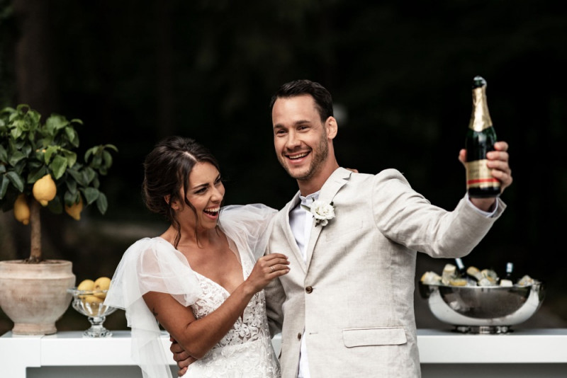 Eine sommerliche Toskana Hochzeit mit Zitrusfrüchten im Hoher Darsberg