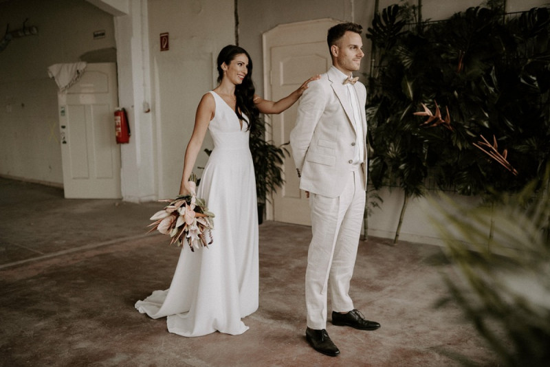 Eine Urbane Hochzeit im grünen Dschungel Design