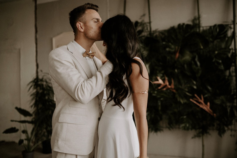 Eine Urbane Hochzeit im grünen Dschungel Design