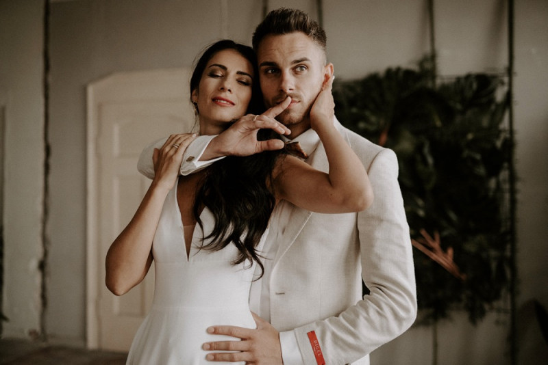 Eine Urbane Hochzeit im grünen Dschungel Design