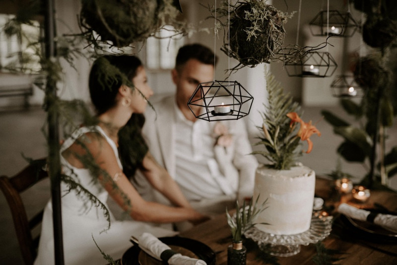 Eine Urbane Hochzeit im grünen Dschungel Design