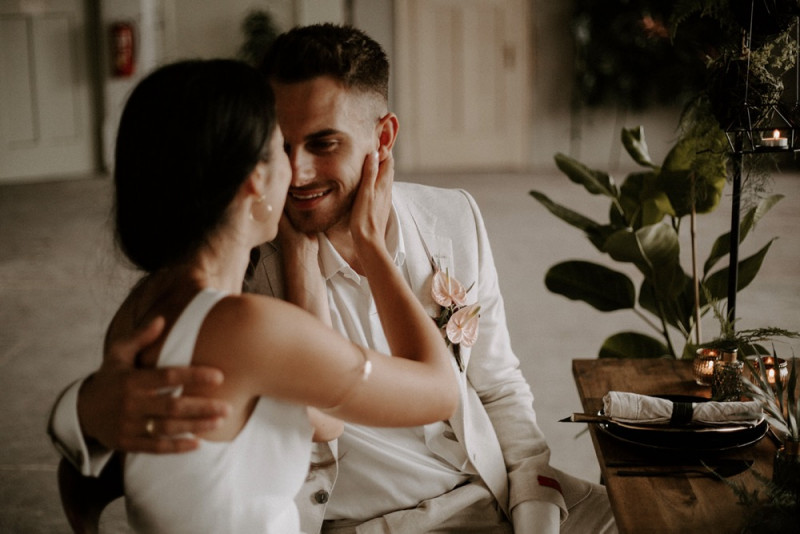 Eine Urbane Hochzeit im grünen Dschungel Design