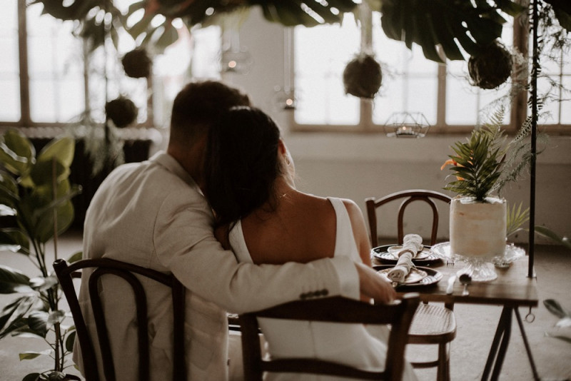Eine Urbane Hochzeit im grünen Dschungel Design