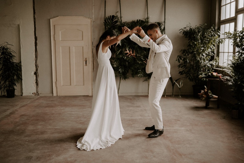 Eine Urbane Hochzeit im grünen Dschungel Design