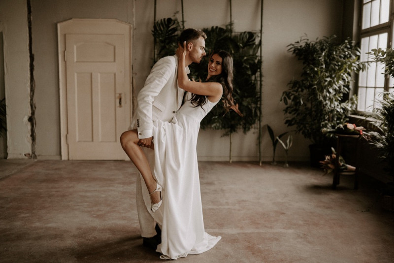 Eine Urbane Hochzeit im grünen Dschungel Design