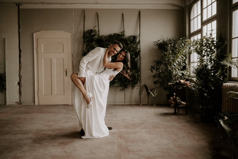 Eine Urbane Hochzeit im grünen Dschungel Design