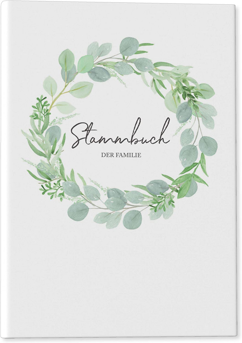 Stammbuch Hochzeit, Stammbuch Eukalyptus