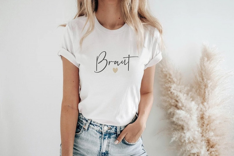 Hochzeitsplanung, Braut Tshirt, Braut