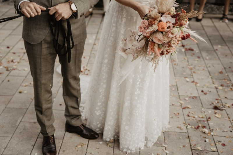 Die Hochzeitsreportage von Soni & Martin, Eine rustikale Bohohochzeit in der Scheune des Landgasthofs Lenderstuben