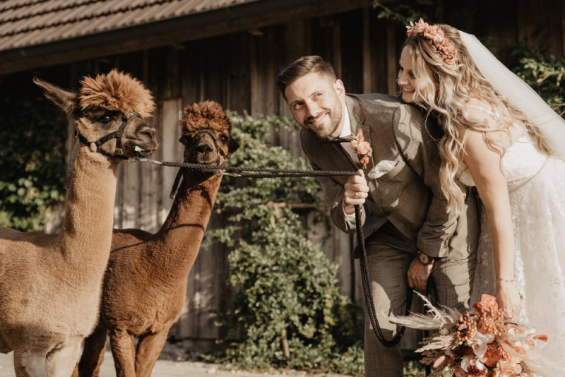Die Hochzeitsreportage von Soni & Martin, Eine rustikale Bohohochzeit in der Scheune des Landgasthofs Lenderstuben
