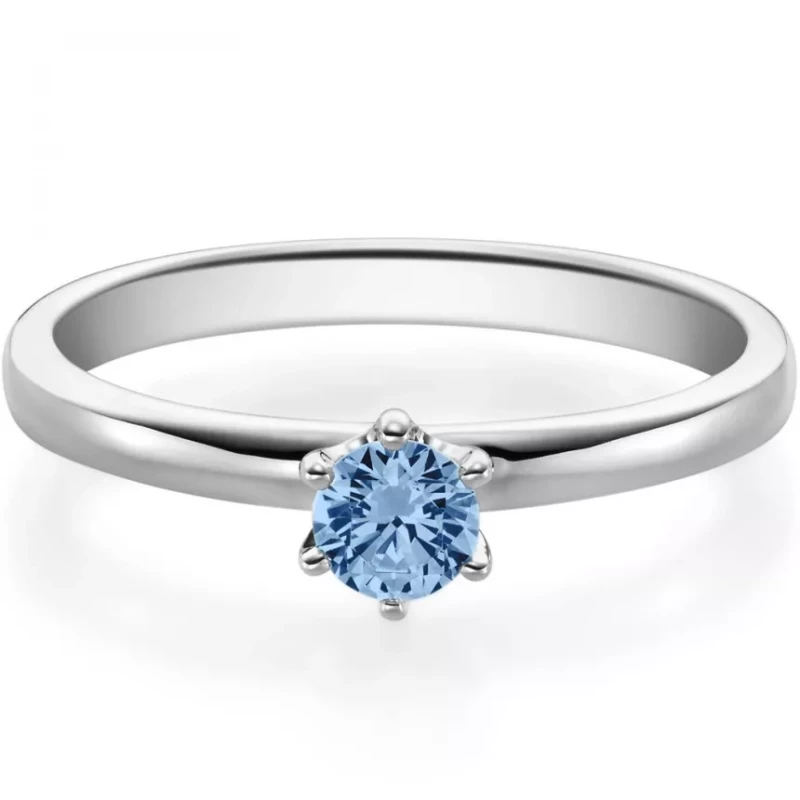 Verlobungsring Saphir, Verlobungsring Weißgold, Ringladen de