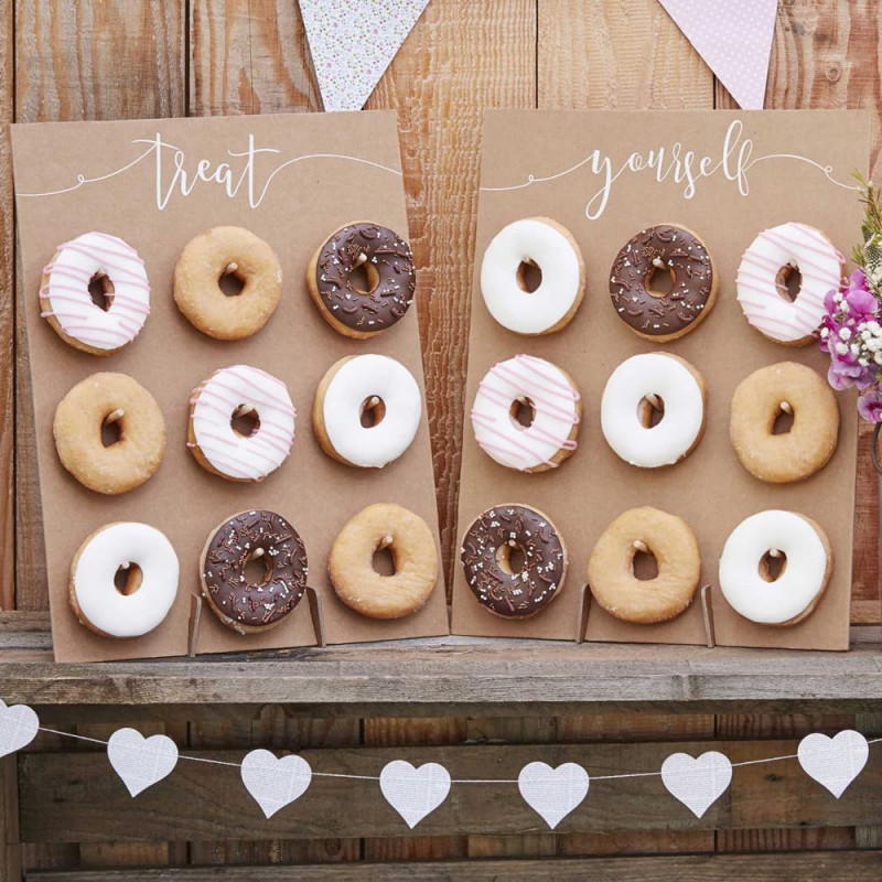 DIY Hochzeit, DIY Hochzeitsdeko, DIY Candy Bar, Donut Wall, Sweet Table Hochzeit