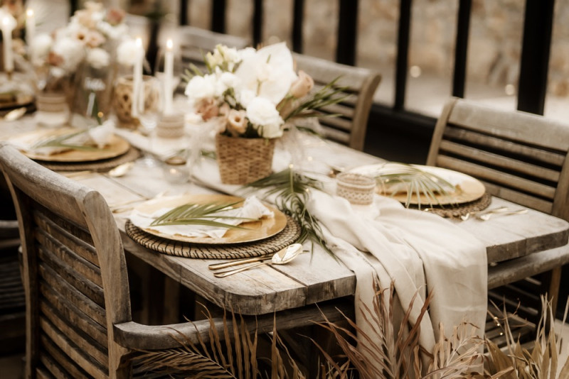 Boho meets Jungle Schlosshochzeit in der Orangerie des Schloss Gurhof