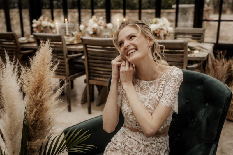 Boho meets Jungle Schlosshochzeit in der Orangerie des Schloss Gurhof