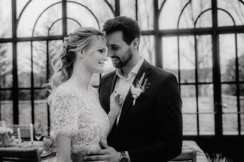 Boho meets Jungle Schlosshochzeit in der Orangerie des Schloss Gurhof