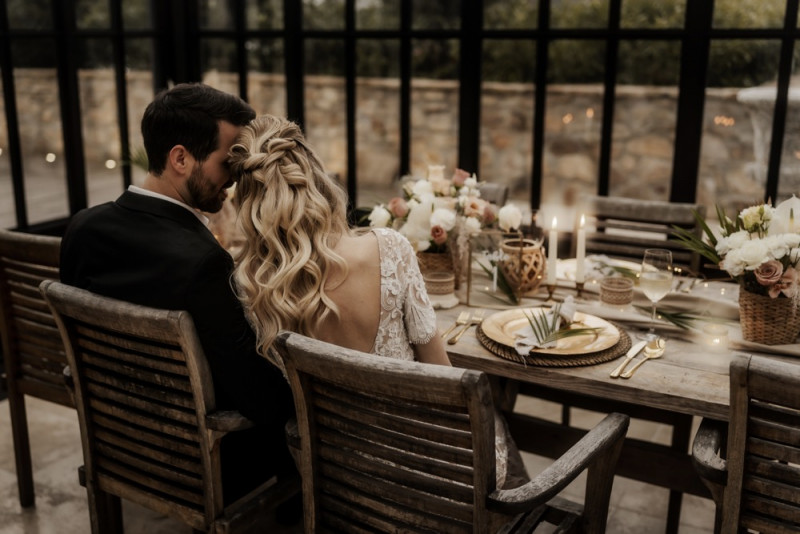 Boho meets Jungle Schlosshochzeit in der Orangerie des Schloss Gurhof