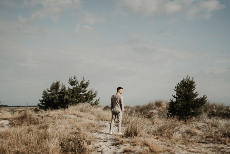 Die standesamtliche Hochzeit von Sonja & Matthias in Zingst an der Ostsee im Elopement Stil