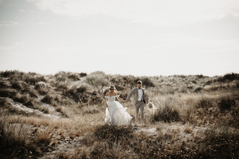 Die standesamtliche Hochzeit von Sonja & Matthias in Zingst an der Ostsee im Elopement Stil