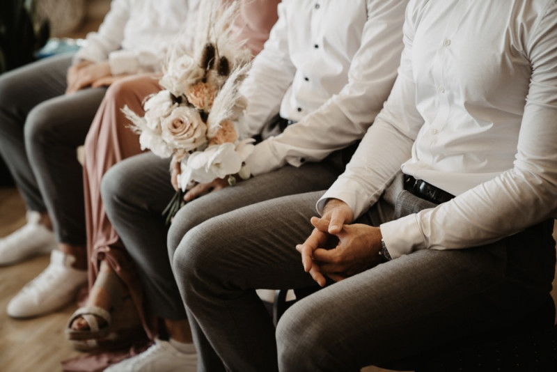 Die standesamtliche Hochzeit von Sonja & Matthias in Zingst an der Ostsee im Elopement Stil