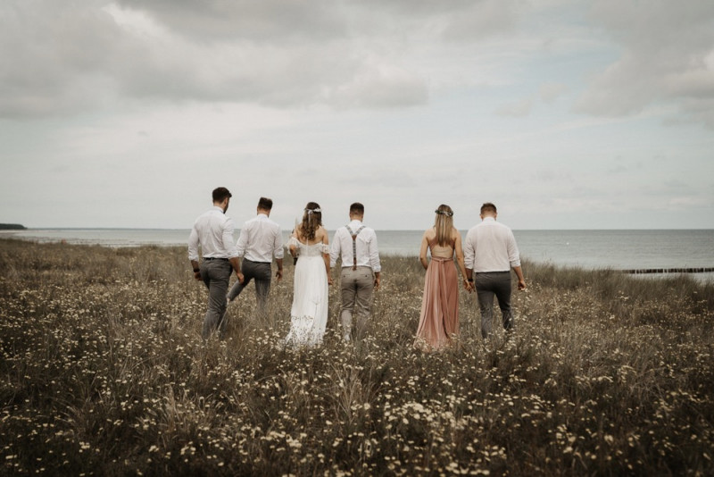 Die standesamtliche Hochzeit von Sonja & Matthias in Zingst an der Ostsee im Elopement Stil