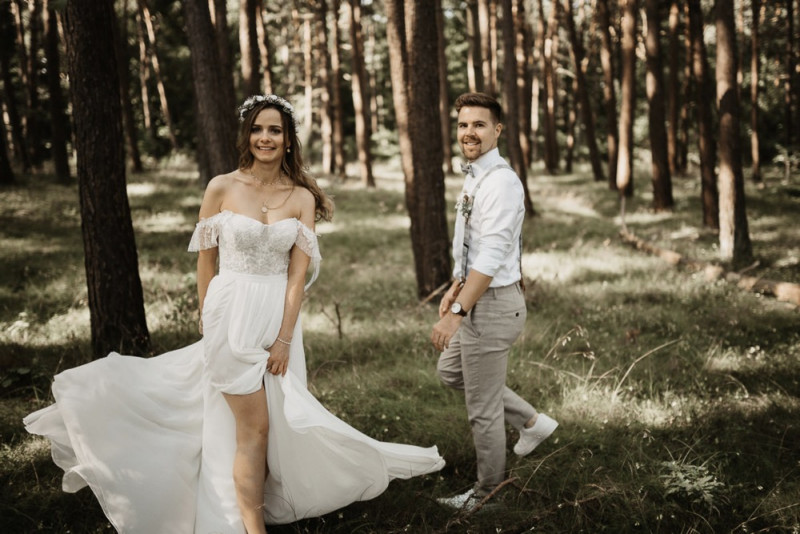 Die standesamtliche Hochzeit von Sonja & Matthias in Zingst an der Ostsee im Elopement Stil
