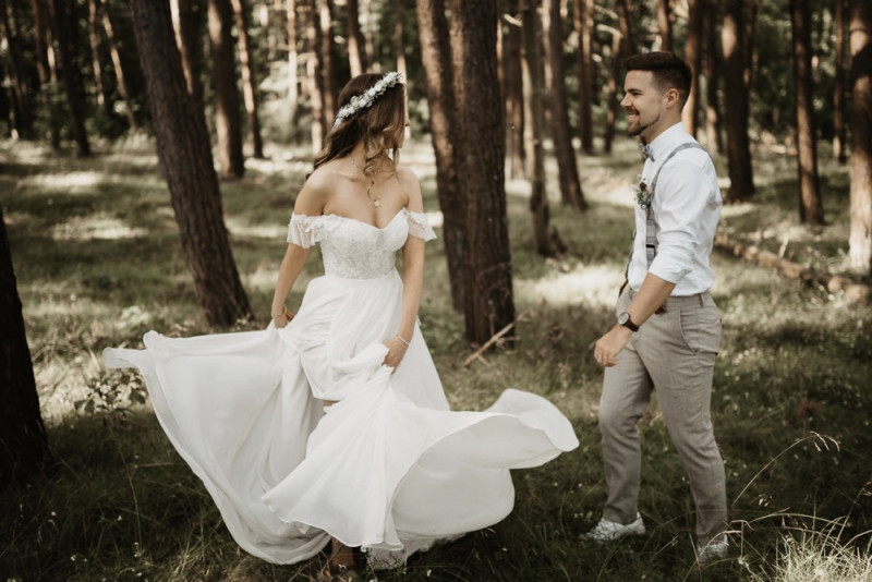 Die standesamtliche Hochzeit von Sonja & Matthias in Zingst an der Ostsee im Elopement Stil