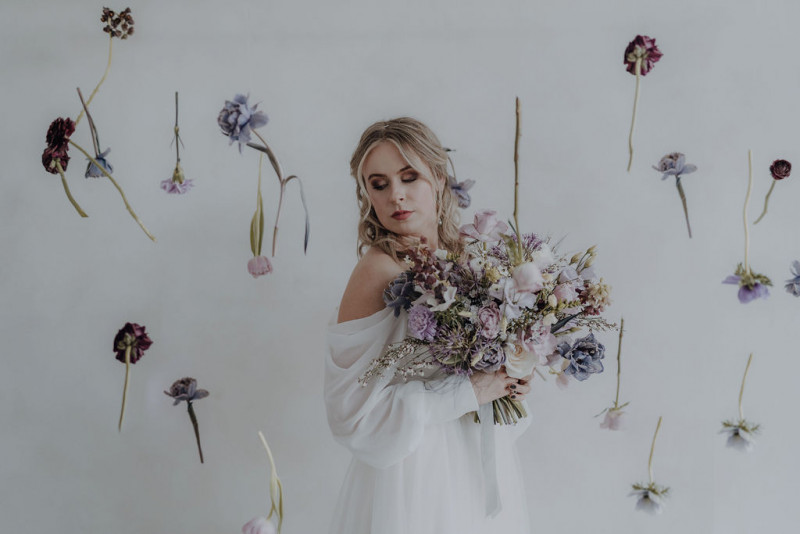 Eine Purple Rain Hochzeit in mystischem Mauve und Lila