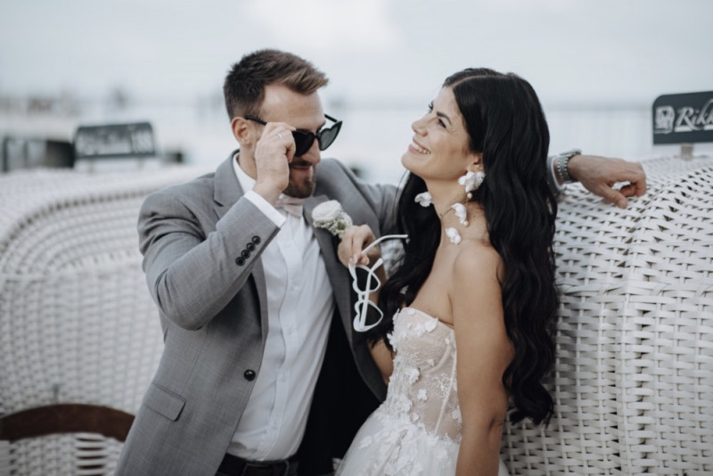 Maritime Hochzeit, Heiraten am Timmendorfer Strand, Strandhochzeit, Indoor Strandhochzeit